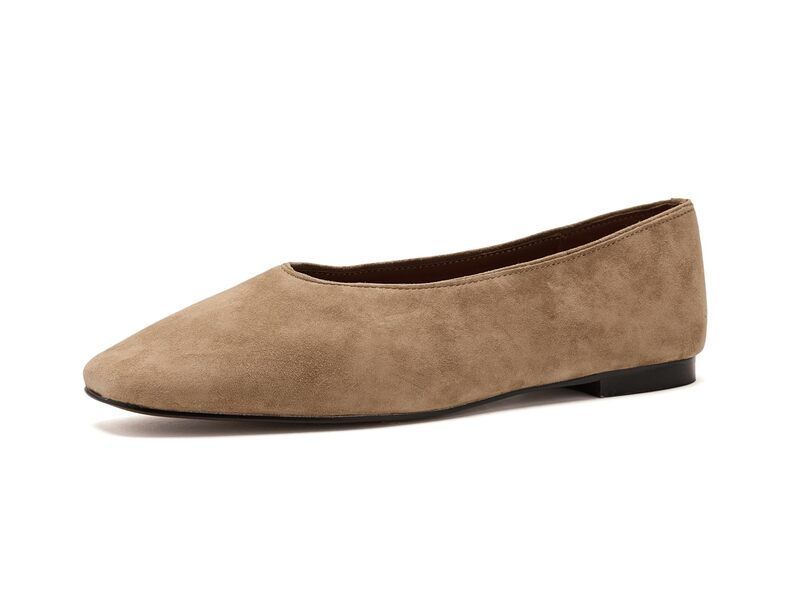 メイドウェル レディース シューズ サンダル スエード Madewell Sage Ballet Flats Suede Tawny Khaki カーキ