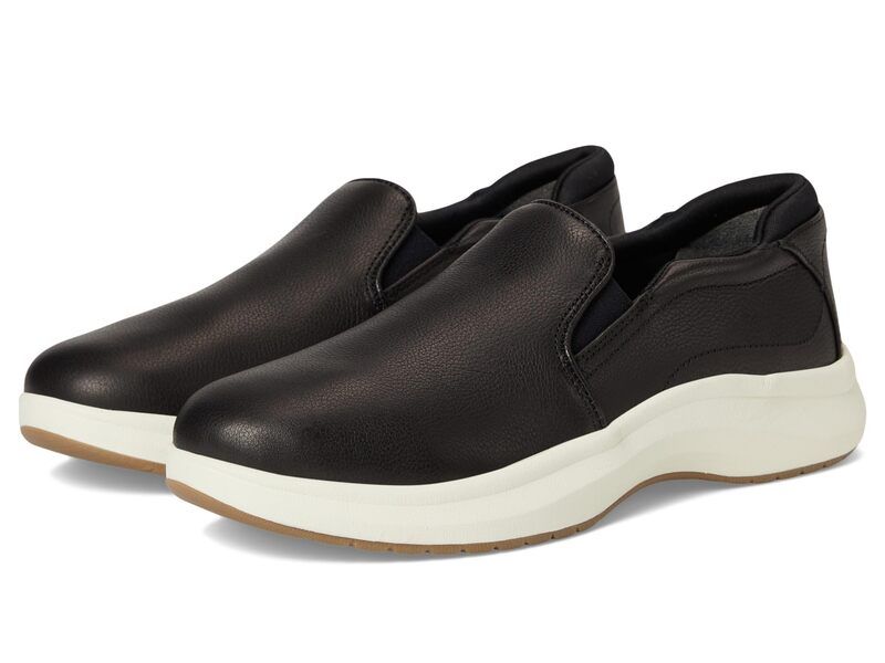 ドクター・ショール レディース シューズ スニーカー Dr Scholls Feel Well Black Leather ブラック