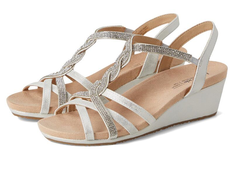 ライフストライド レディース シューズ サンダル LifeStride Miami Silver Metallic シルバー