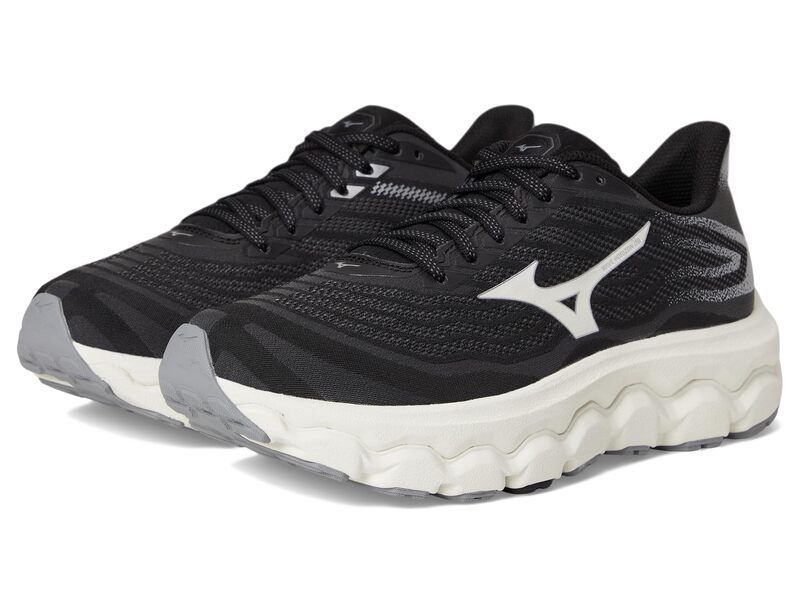 ミズノ レディース シューズ スニーカー Mizuno Wave Horizon 8 D BlackWhite ホワイト