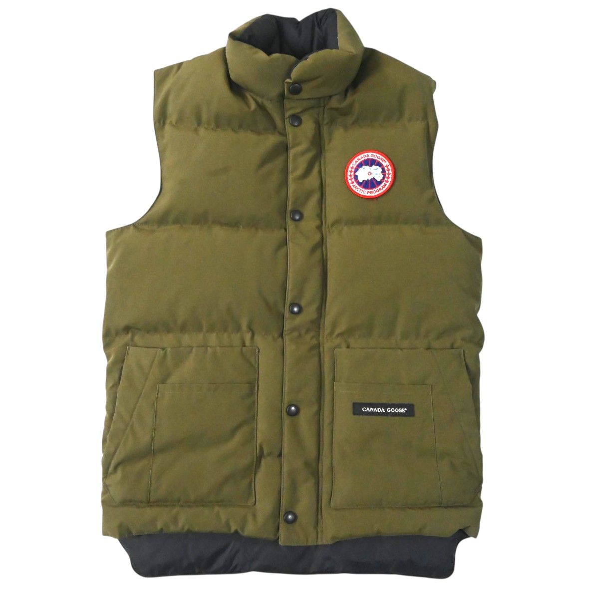 CANADA GOOSE カナダグース ダウンベスト XS カーキ K2606-k100