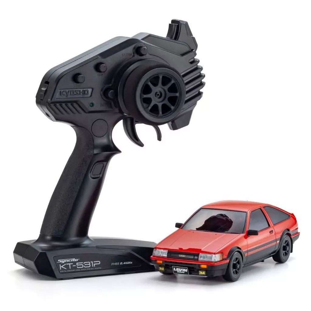 【中古】ラジコン MA-020 r/s トヨタ カローラレビン AE86 レッド/ブラック 「ミニッツAWDシリーズ」 レディセット [32641RBK]