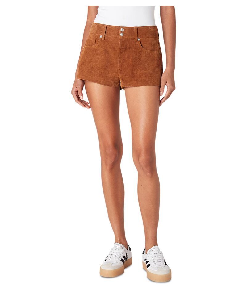 ブランクニューヨーク レディース ボトムス ハーフパンツ・ショーツ ショートパンツ スエード Blank NYC Fortune Cookie Suede Shorts Rust ラスト