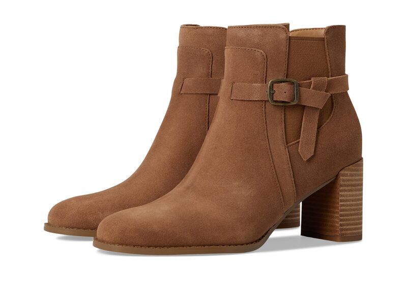 バイオニック レディース シューズ ブーツ・レインブーツ VIONIC Vivette Zip Short Boots Hazelnut Suede