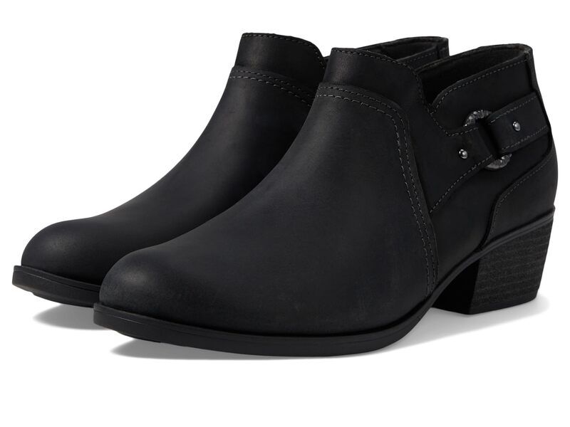 クラークス レディース シューズ ブーツ・レインブーツ Clarks Charlten Grace Black Oily ブラック