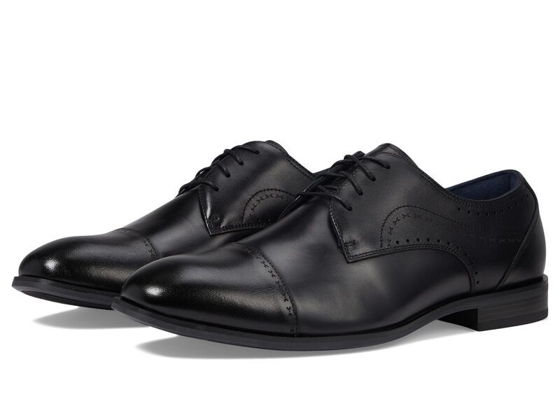 ステイシーアダムス メンズ シューズ オックスフォード キャップ レース Stacy Adams Bryant Cap Toe LaceUp Black ブラック