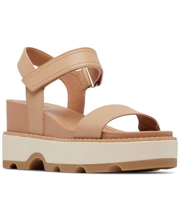ソレル レディース シューズ サンダル Sorel Womens Joanie IV YStrap Wedge Sandals Honest BeigeBleached Ceramic ベージュ
