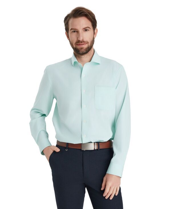 クラブルーム メンズ トップス シャツ Club Roomens Traveler Dresshirt Macys Exclusive Mint ミント