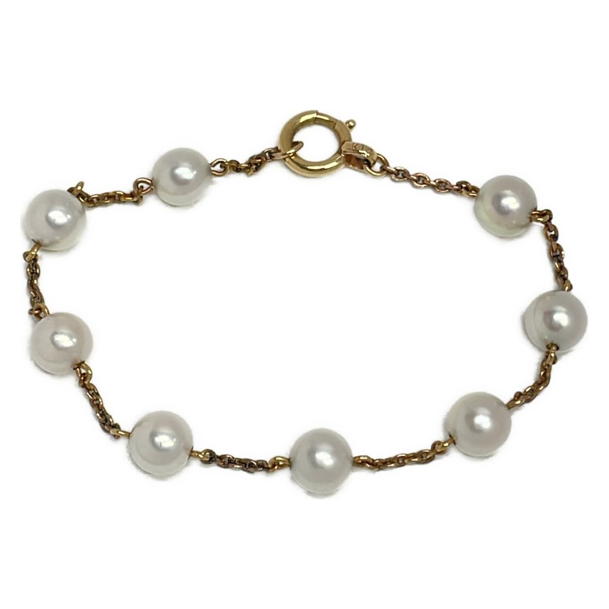ブレスレット MIKIMOTO パール ミキモト 真珠 K14YG ユニセックス 専用 