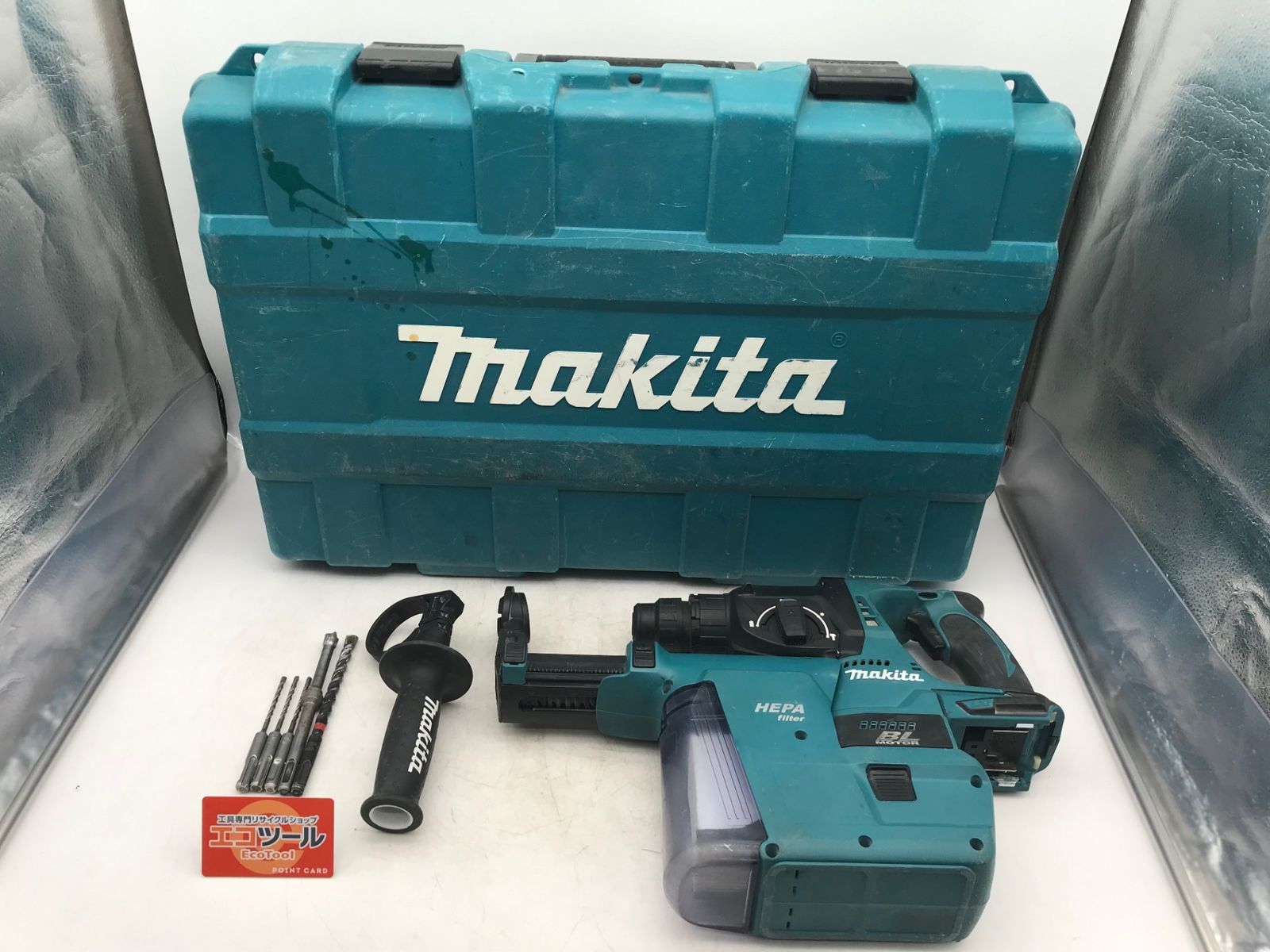 【中古品】Makita/マキタ HR244DZKV ☆ 充電式ハンマドリル 24mm本体+集じんシステム [IT_GZWKN][小牧][M04]
