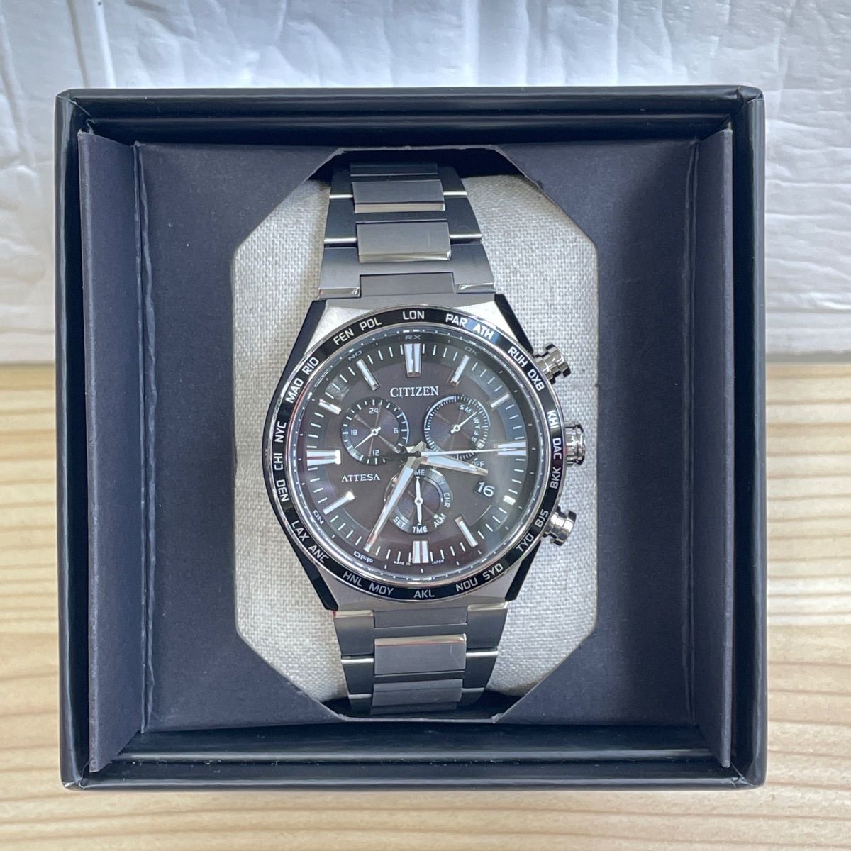 【開封済未使用品】CITIZEN ATTESA アテッサ ACTLine 腕時計 CB5966-69E メンズ 箱有