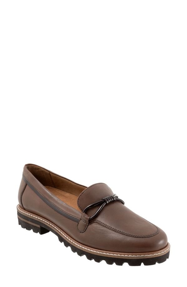 トロッターズ レディース シューズ スリッポン・ローファー Trotters Fiora Loafer Dark Taupe トープ