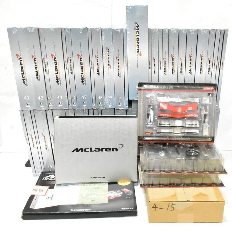 未組立 デアゴスティーニ マクラーレン ホンダ MP4/4 1-65巻 バインダー付き 車 模型 フィギュア ホビー ITH3M6W3B5T8-D-A48-byebye