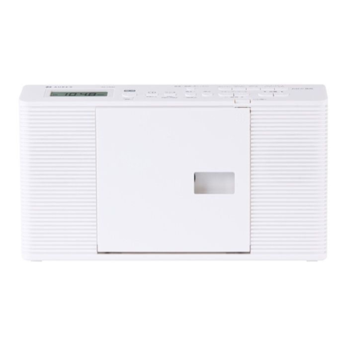 【新品】東芝 CDラジオ AX-CR40-W ホワイト ワイドFM 声くっきり FM/AM イヤホン端子 スリム スリープタイマー