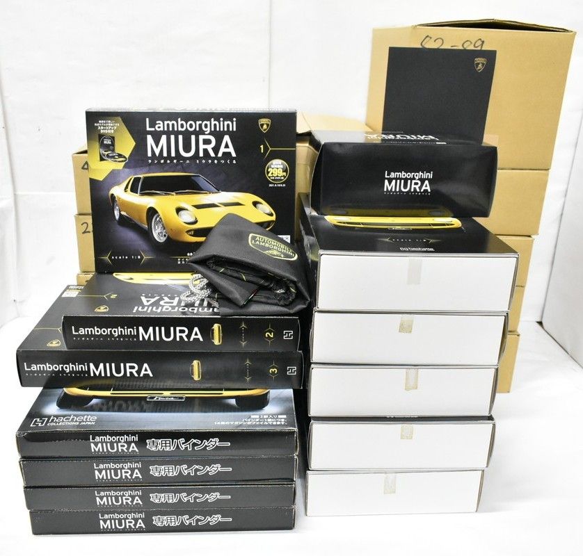未組立 アシェット ランボルギーニ ミウラをつくる 1～111巻 ディスプレイケース・ベース付き 模型 ホビー IT5NHKCE95YG-D-A125-byebye