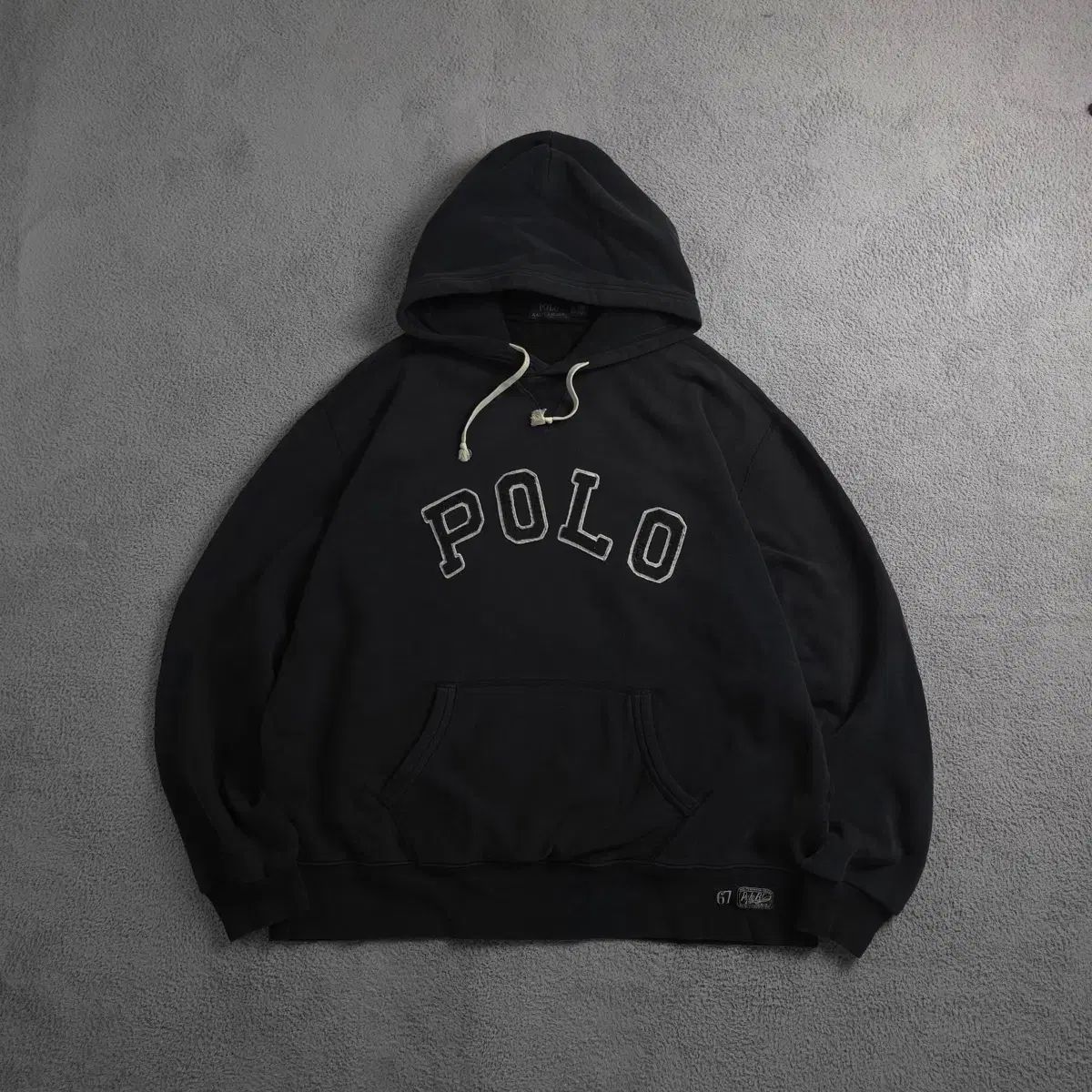 ポロ ラルフローレン 新モデル ビックロゴ オーバーサイズ フード Tシャツ (XXL)