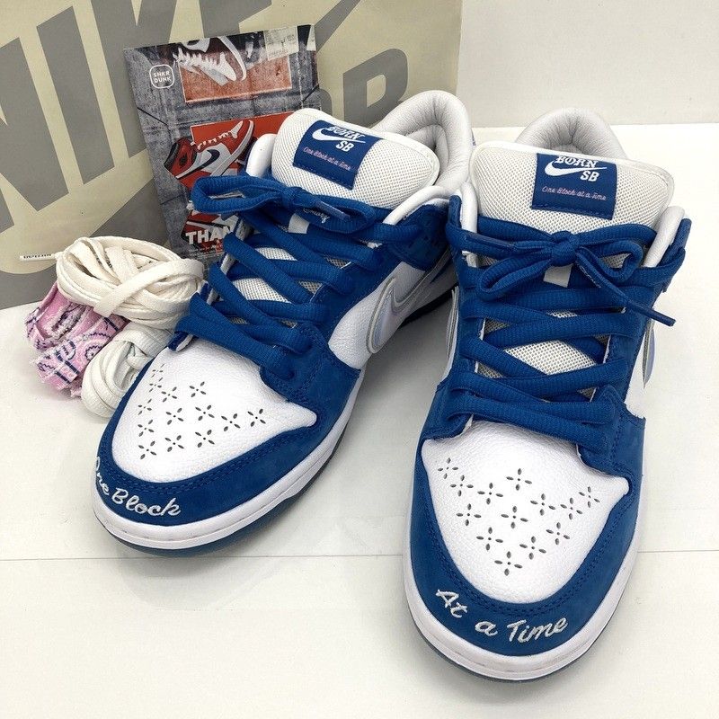 NIKE SB × Born x Raised ナイキ ボーンレイズド Dunk Low Pro QS One Block At a Time FN7819-400 スニーカー 28cm シューズ ローカット ストリート メンズ 靴 SS703