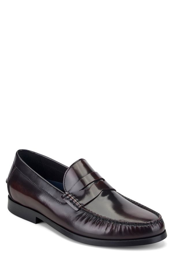 ロックポート メンズ シューズ ローファー Rockport Willcox Penny Loafer Dark Red レッド