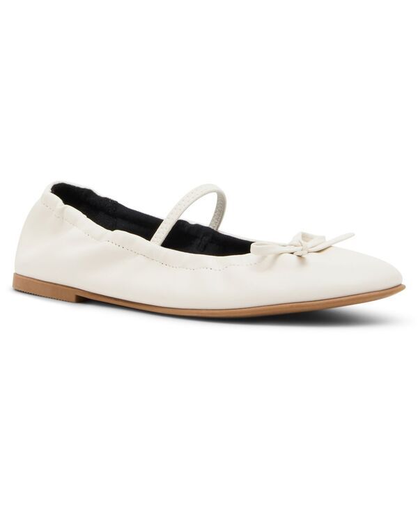 マッデンガール レディース シューズ スリッポン・ローファー Madden Girl Womens Becca Mary Jane SlipOn Ballet Flats Bone
