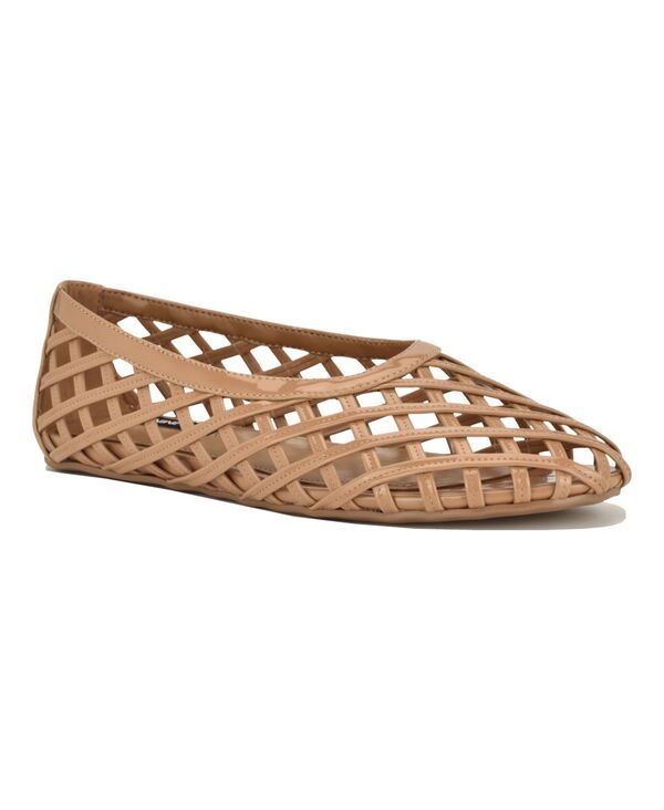 ナインウェスト レディース シューズ スリッポン・ローファー Nine West Womens Dippy Airy Woven SlipOn Dress Flats Light Brown Pate