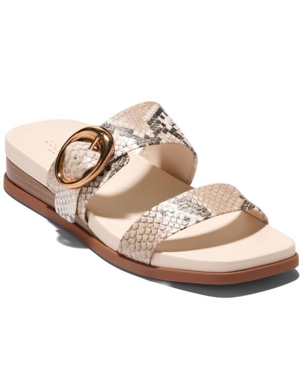 コールハーン レディース シューズ スリッポン・ローファー サンダル Cole Haan Womens Oaklynn Double Band SlipOn Footbed Sandals Mojav