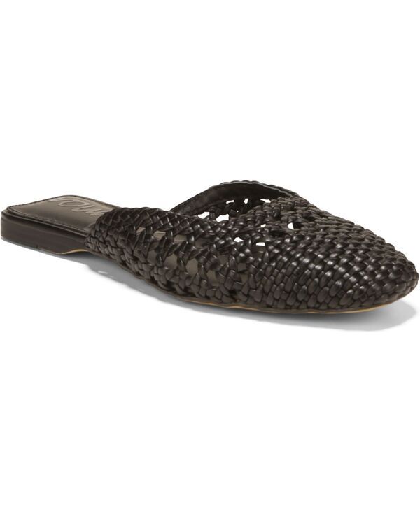 サムエデルマン レディース シューズ スリッポン・ローファー Sam Edelman Womens Nola SlipOn Mule Flats Black Leather ブラック