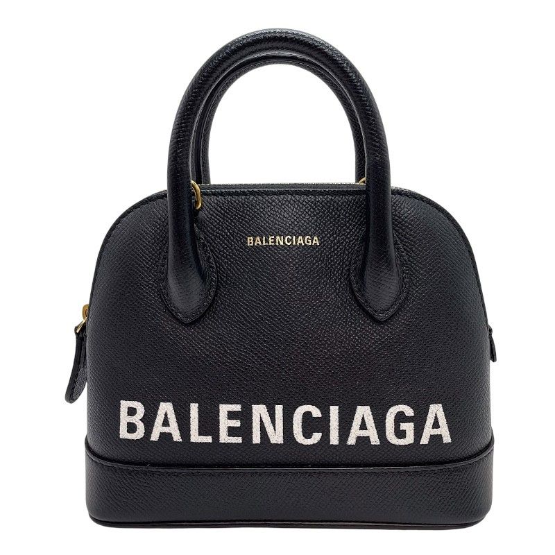 バレンシアガ BALENCIAGA ヴィルトップハンドルXXS ブラック ゴールド