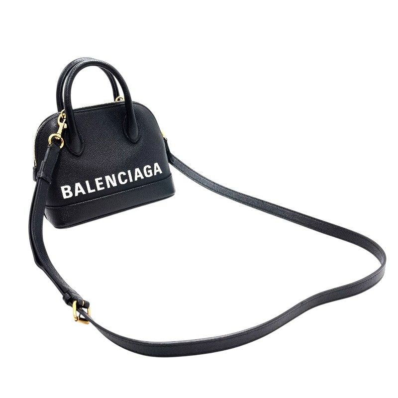 バレンシアガ BALENCIAGA ヴィルトップハンドルXXS ブラック ゴールド