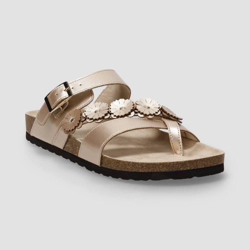 ソノマ レディース シューズ サンダル フラワー柄 フラワー Sonoma Goods For Life Canddic Floral Footbed Womensandals Gold ゴールド