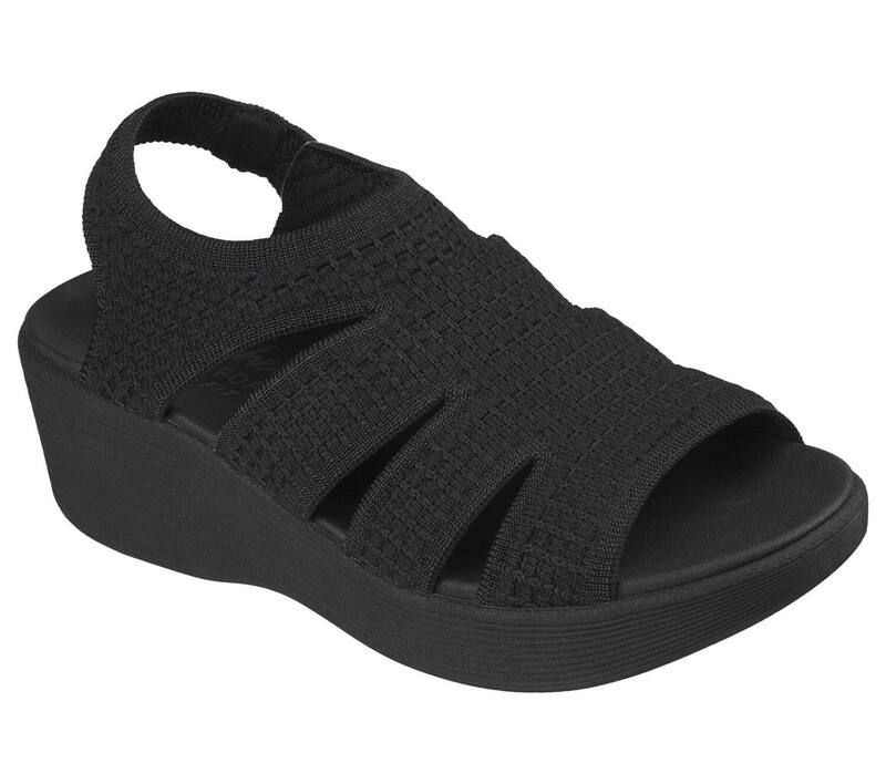 スケッチャーズ レディース シューズ サンダル Skechers Parallelite Dreammaker Womens Wedge Sandals Black ブラック
