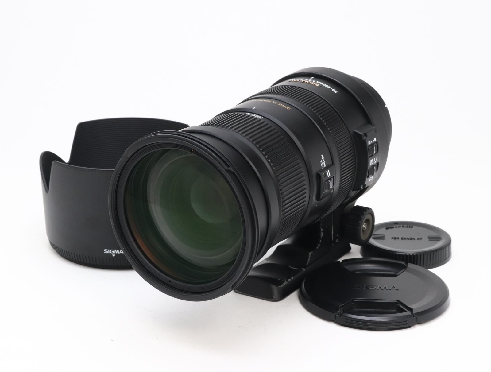 B+ (並品) SIGMA シグマ APO 50-500mm F4.5-6.3 DG OS HSM キヤノン用 初期不良返品対応 66-82
