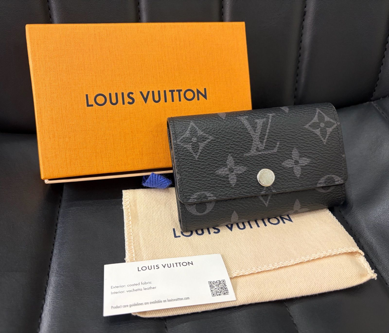 ★NA6157 LOUIS VUITTON ルイヴィトン モノグラム エクリプス キーケース ミュルティクレ 6 M82603