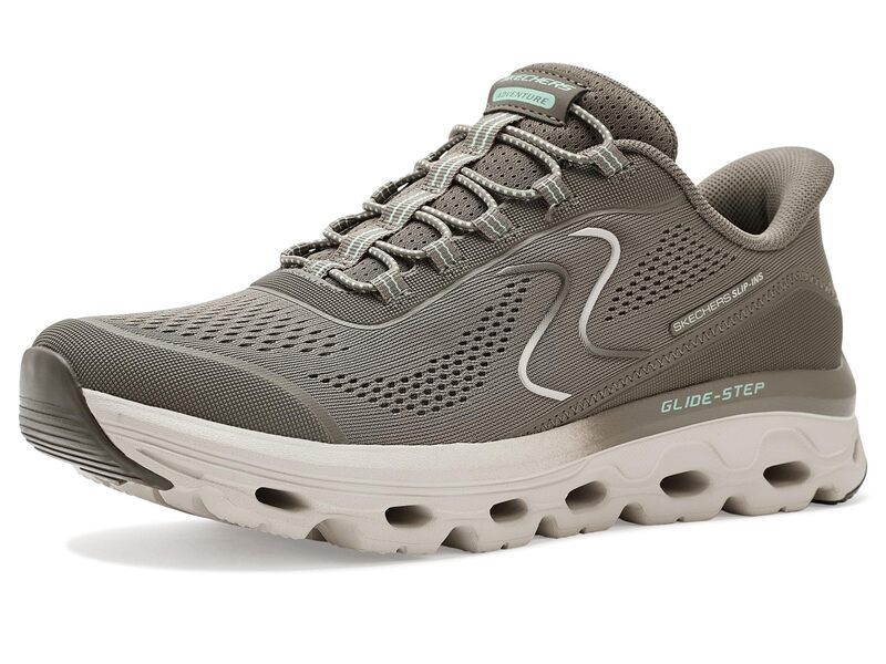 スケッチャーズ レディース シューズ スニーカー SKECHERS Glide Step Sole Hands Free SlipIns Brown ブラウン