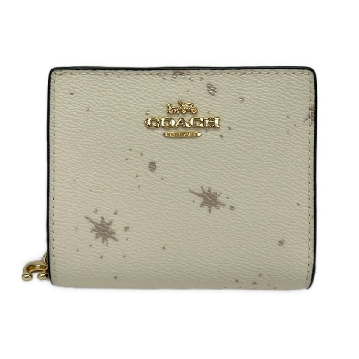 COACH(コーチ) 2つ折り財布 - CCL97 白×シルバー レザー
