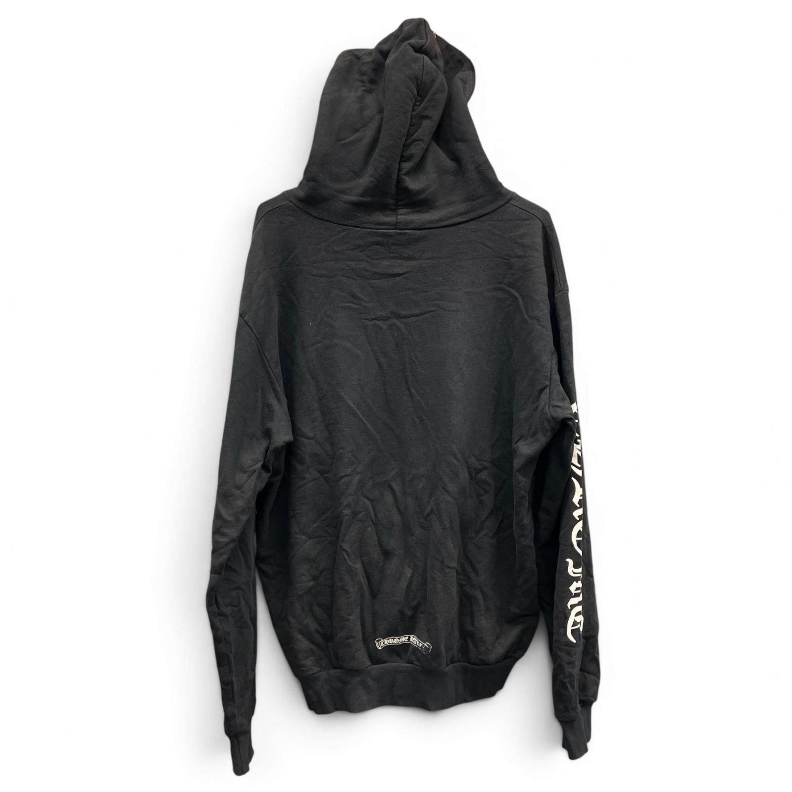 CHROME HEARTS クロムハーツ SWTSHRT HD ZIP アームロゴプリント 