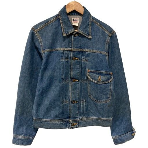 【中古】　Lee　デニムジャケット　90s vintage　90年代　OLD　Gジャン　トラッカージャケット　復刻　日本製　アメカジ　古着　/5637