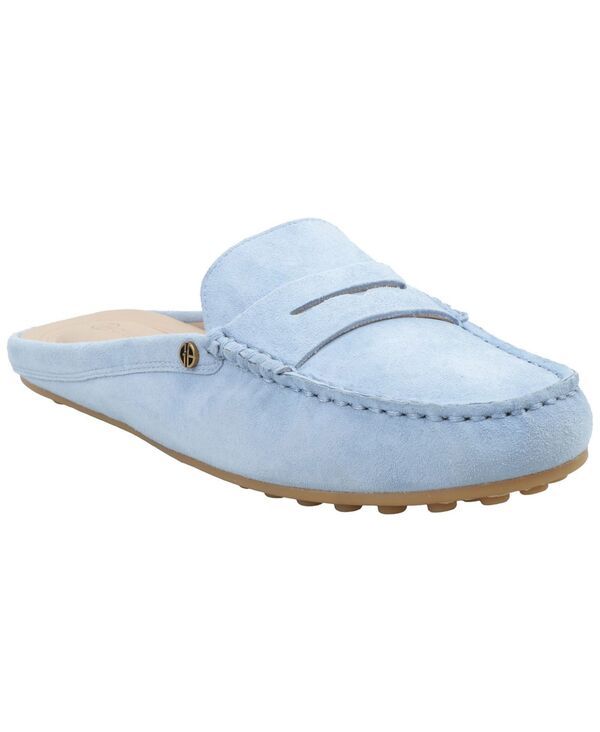 ジャーニ ベルニーニ レディース シューズ スリッポン・ローファー Giani Bernini Womens Aimeey Slip On Driver Mules Cirrus Blue Suede