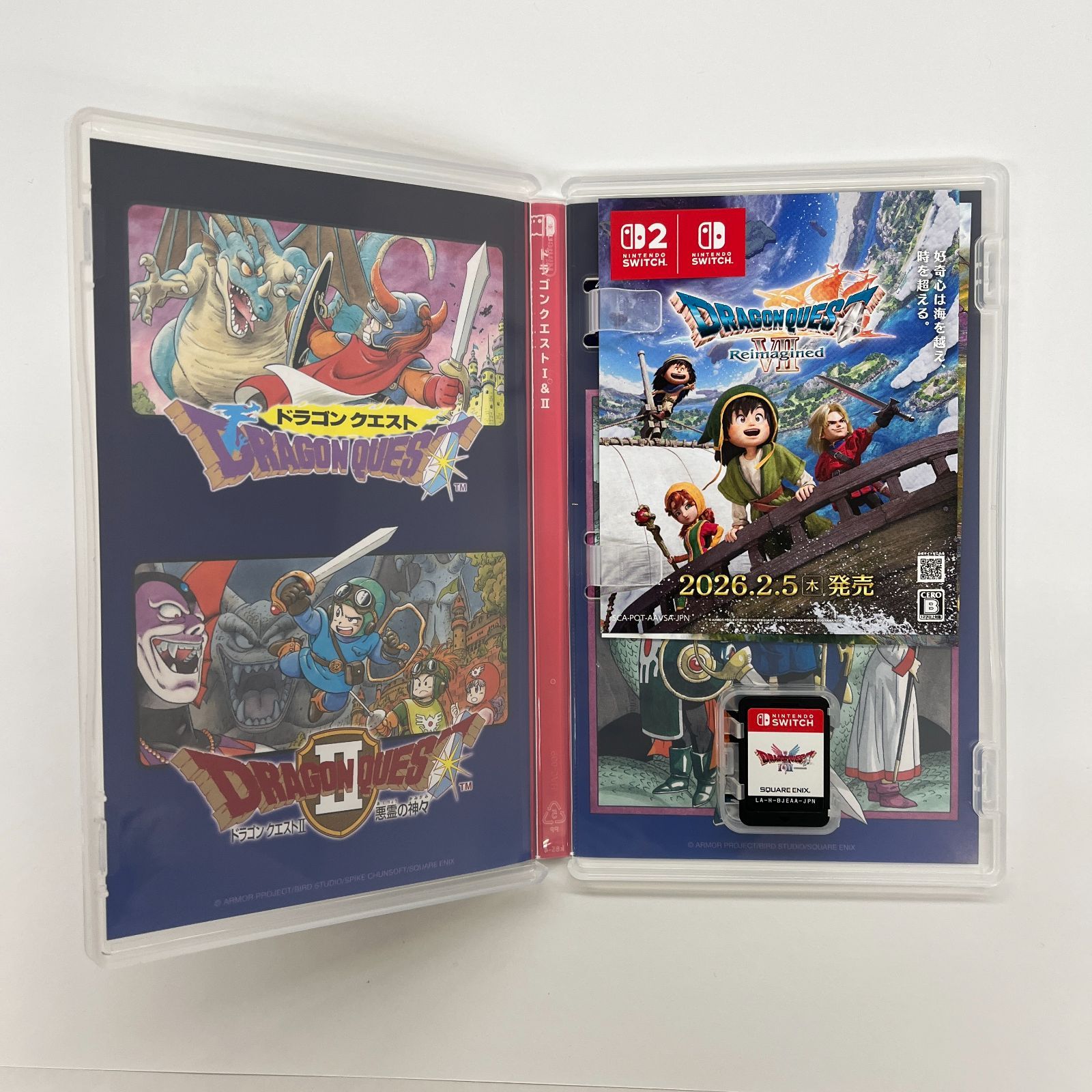 任天堂Switch とソフト　専用です。 N047[PK]Y4891(ゲームソフト) ドラゴンクエストⅠ＆Ⅱ Nintendo Switch