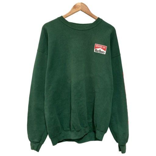 【中古】　Heartland　スウェット　90s vintage　90年代　OLD　長袖　トレーナー　トップス　クルーネック　Marlboro　プリント　オーバーサイズ　USA製　古着　/5629