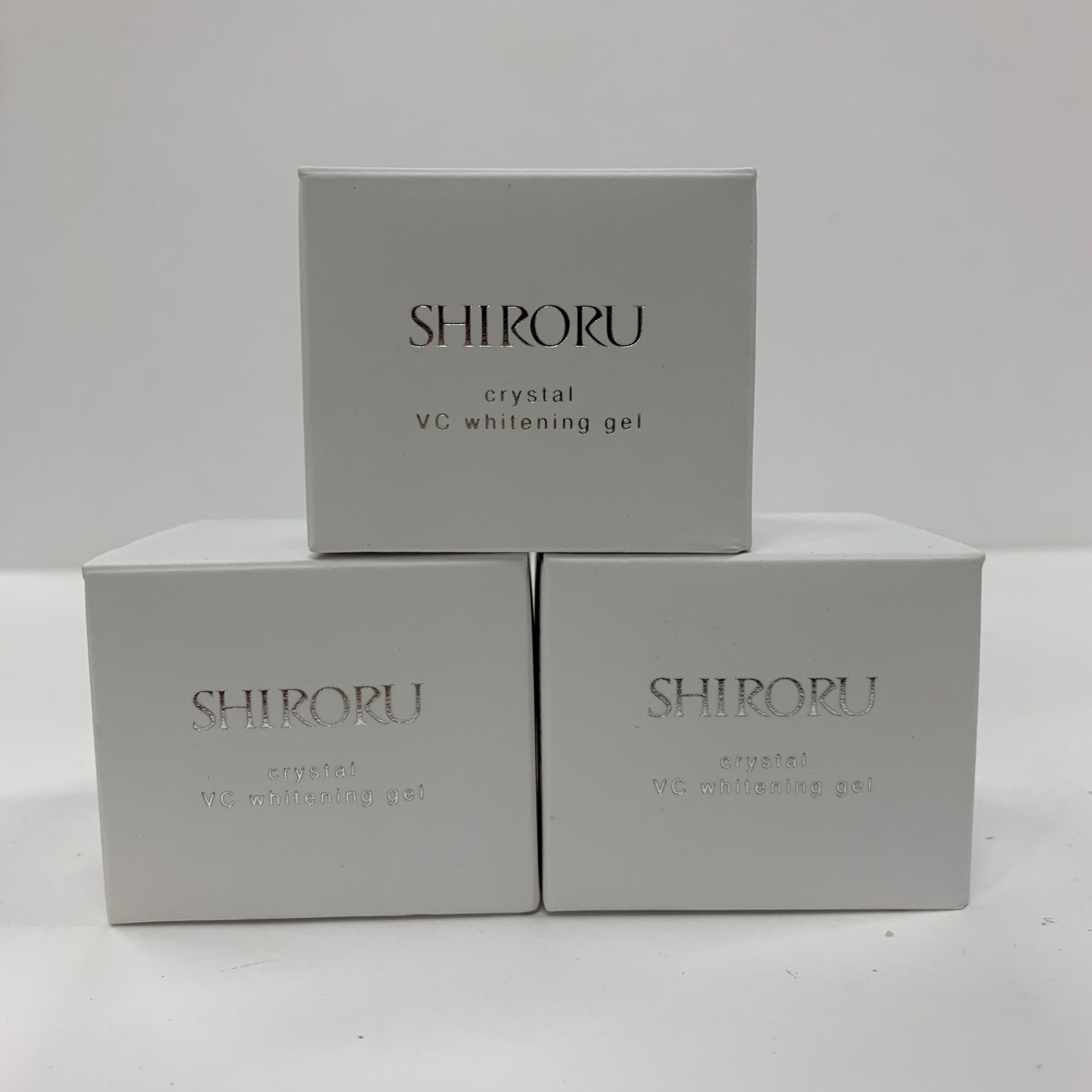 J3213 SHIRORU クリスタルVCホワイトニングゲル 50g 計3点セット