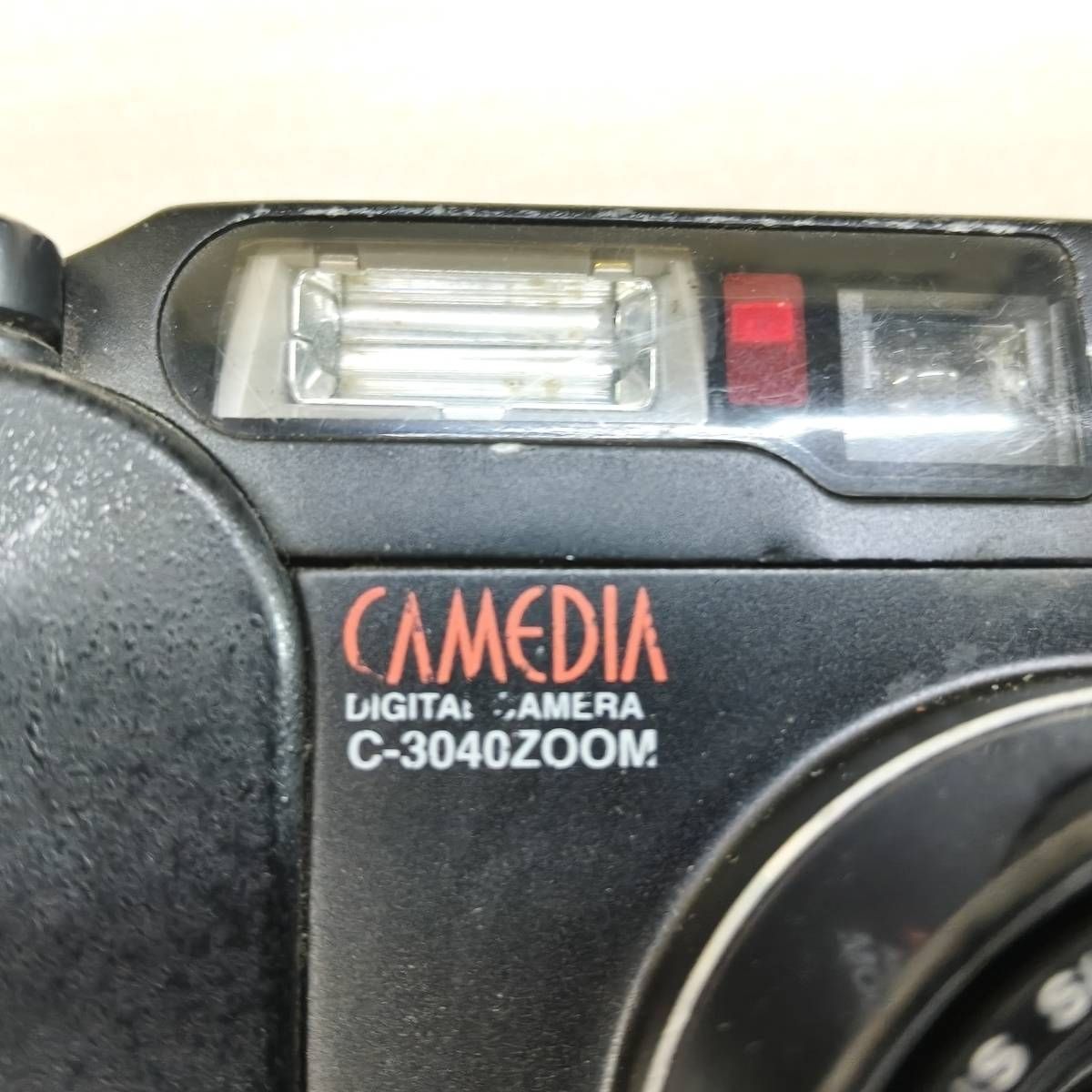通電確認済/カバー割れあり】OLYMPUS C-3040ZOOM ジャンク 部品取り