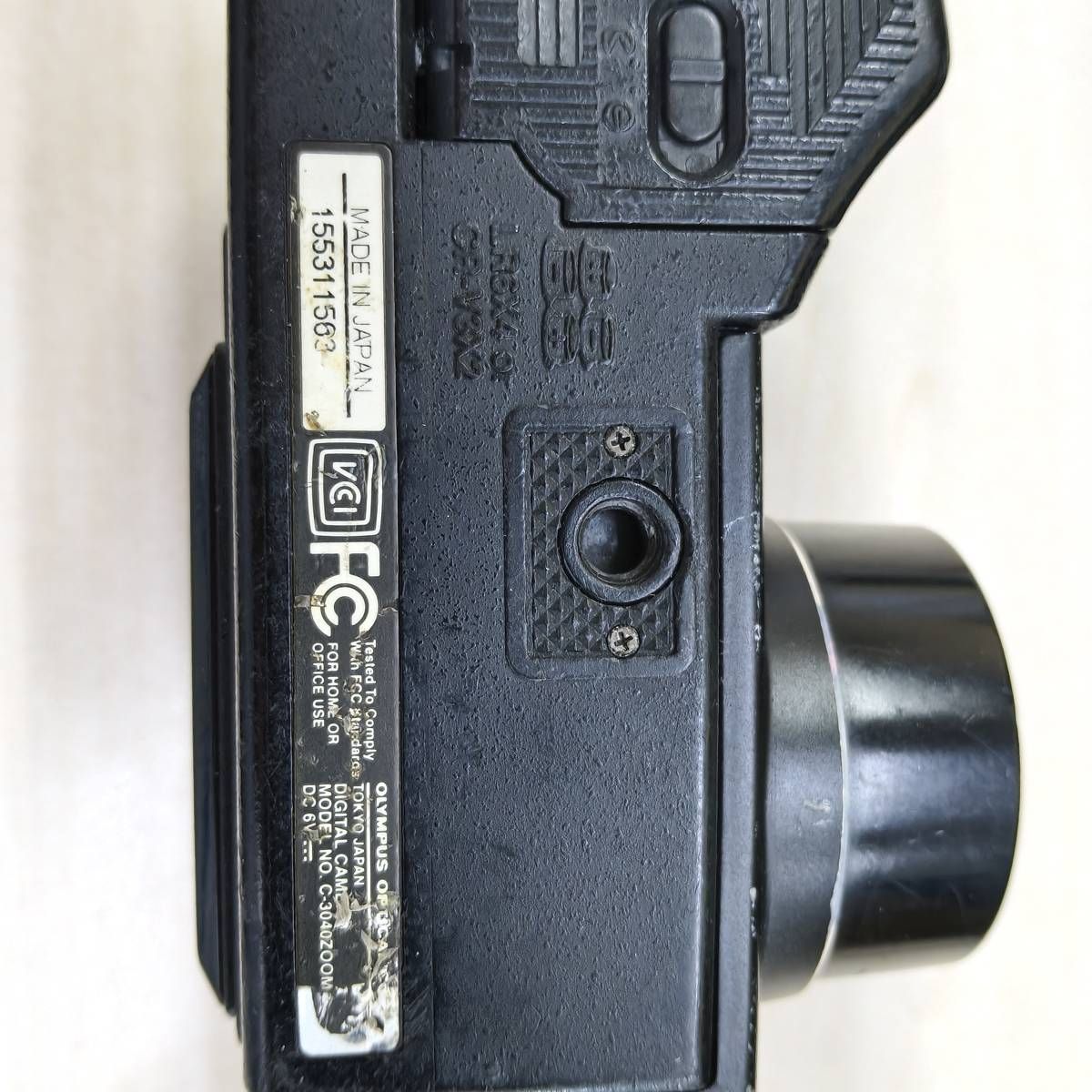 通電確認済/カバー割れあり】OLYMPUS C-3040ZOOM ジャンク 部品取り