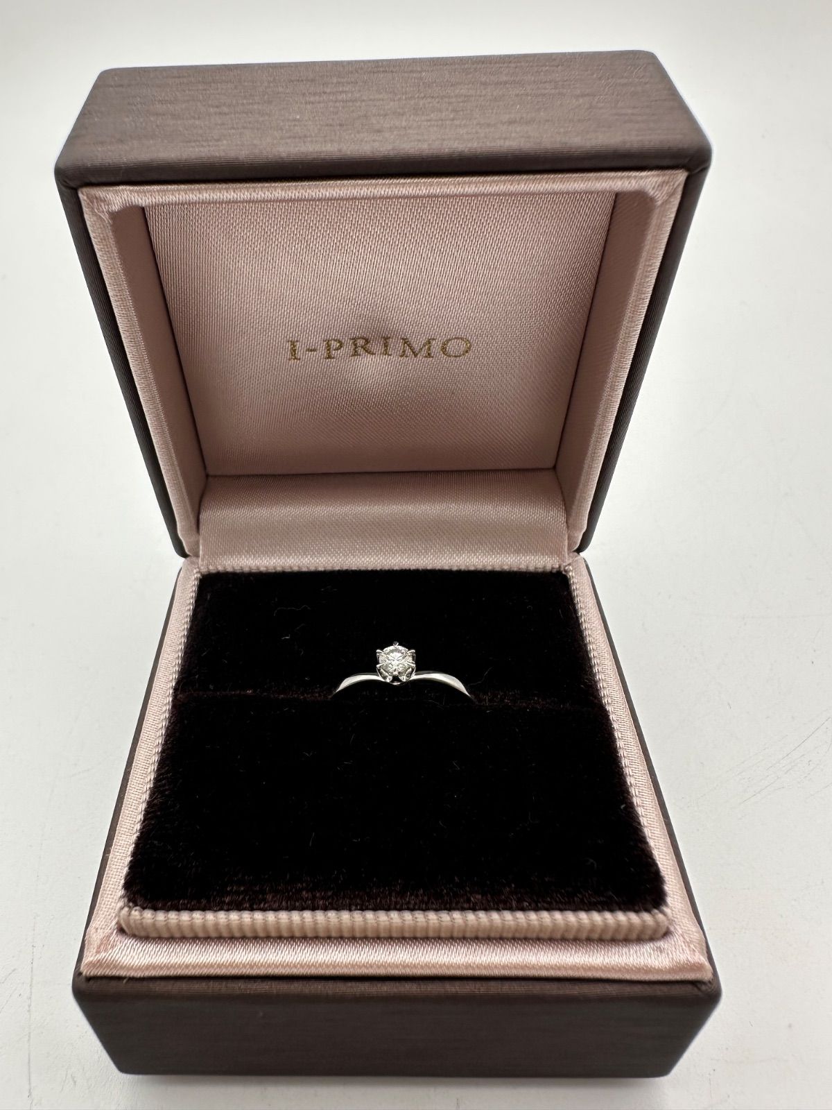 I-PRIMO アイプリモ ダイヤモンド 0.161ct 鑑定書付き pt950 7号 