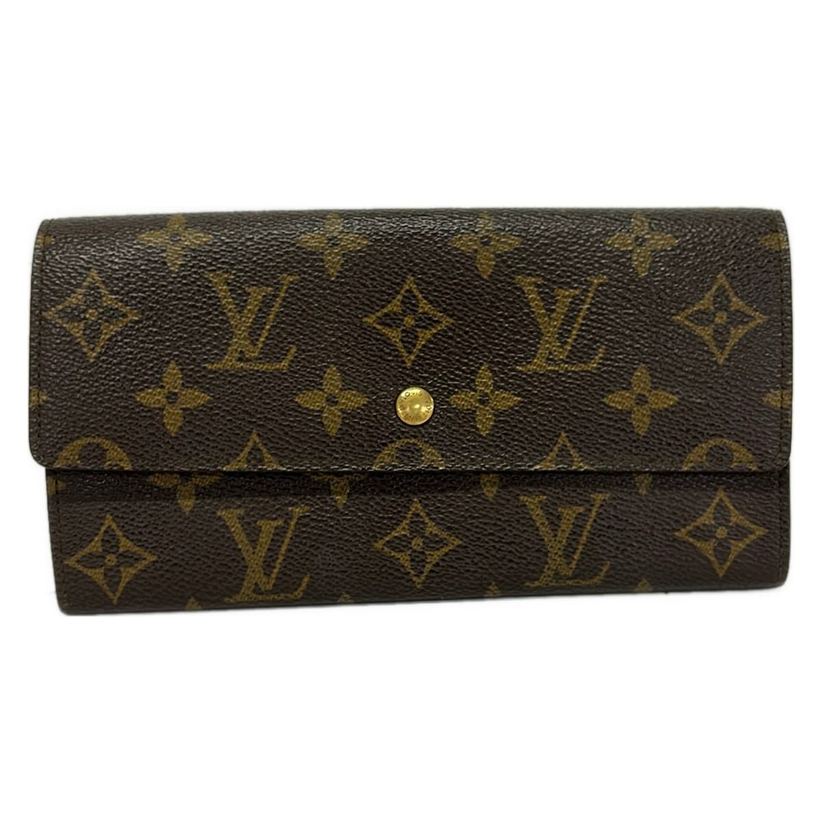 LOUIS VUITTON(ルイヴィトン) 長財布 モノグラム ポシェットポルトモネクレディ M61725(旧型) - レザー