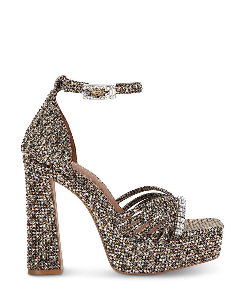 カートジェイガーロンドン レディース シューズ サンダル プラットフォーム KURT GEIGER LONDON Womens Embellished Platform Sandals Open Be