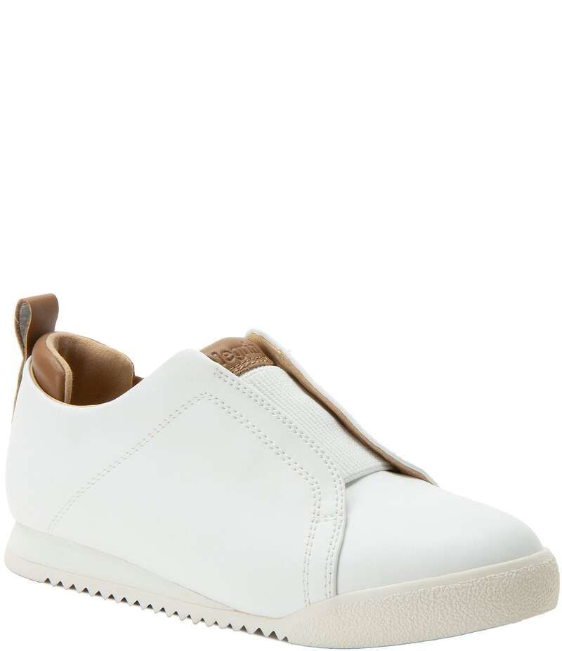 アレグリア レディース シューズ スニーカー レザー Alegria Retro Leather Slip On Sneakers White ホワイト