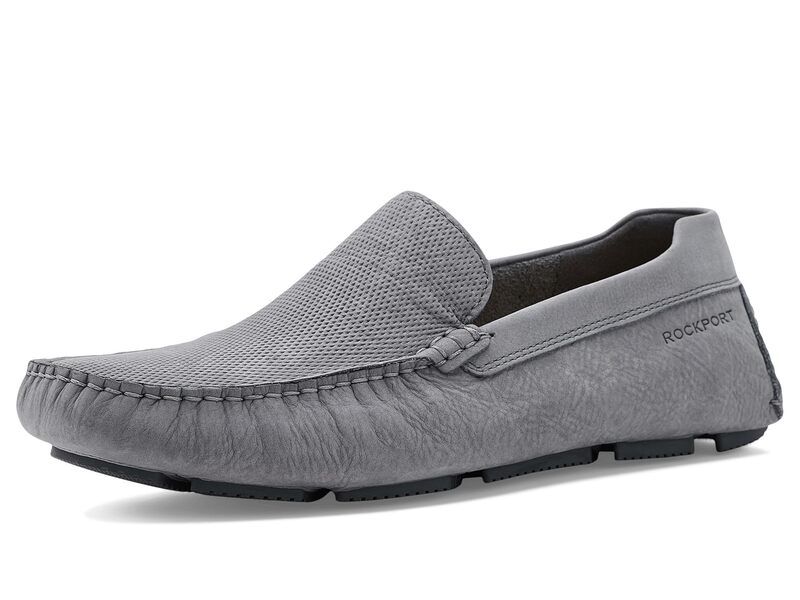 ロックポート メンズ シューズ スニーカー Rockport Rodger Grey Leather グレー