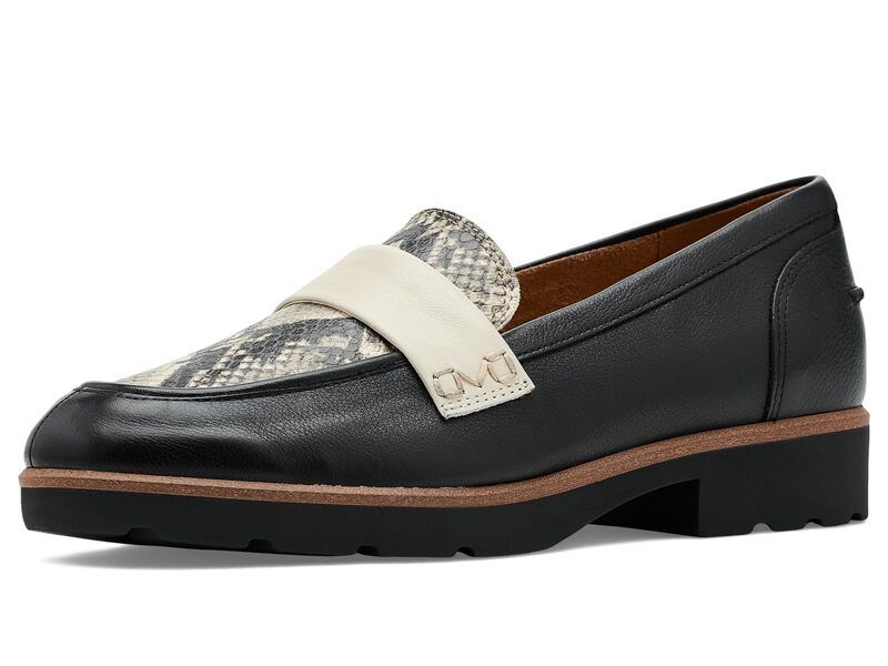 バイオニック レディース シューズ スリッポン・ローファー VIONICleo Loafers Black Multi Snake Print ブラック