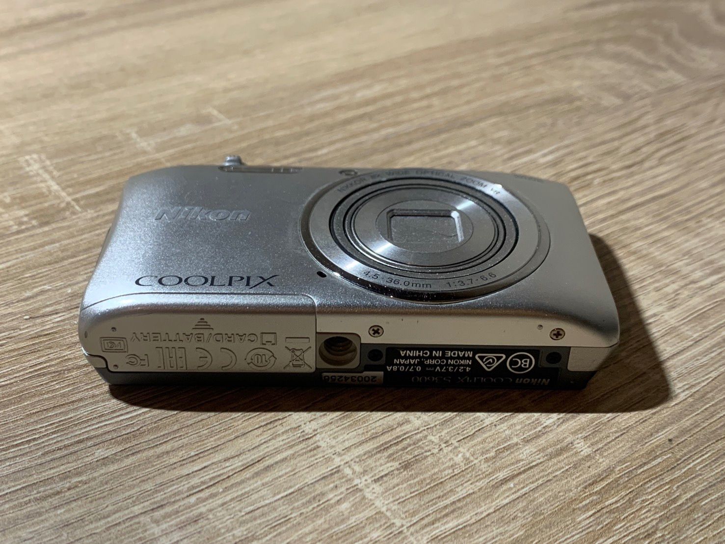 1633 Nikon COOLPIX S3600 シルバー ジャンク品【ネ】 - メルカリ