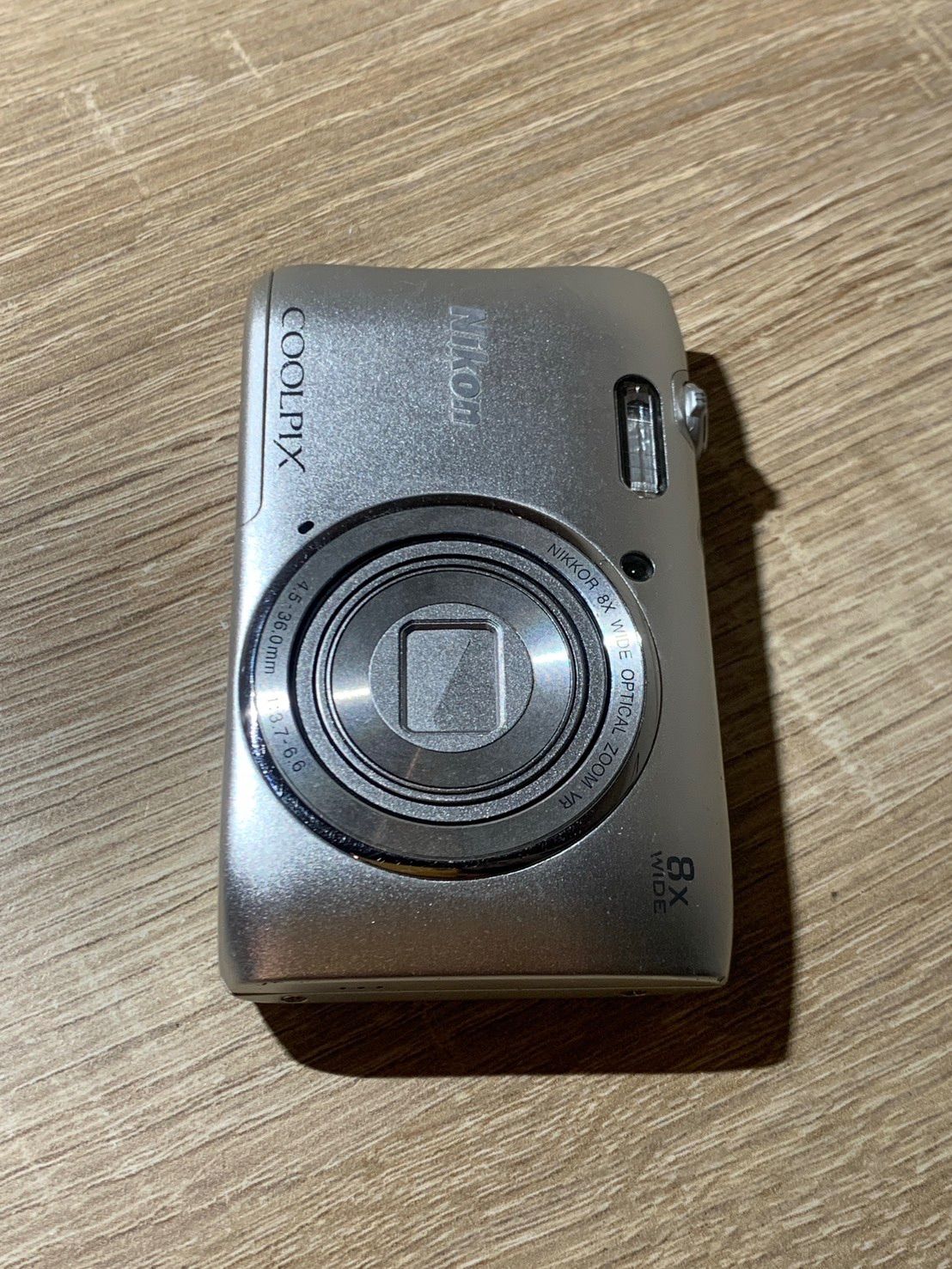 1633 Nikon COOLPIX S3600 シルバー ジャンク品【ネ】 - メルカリ